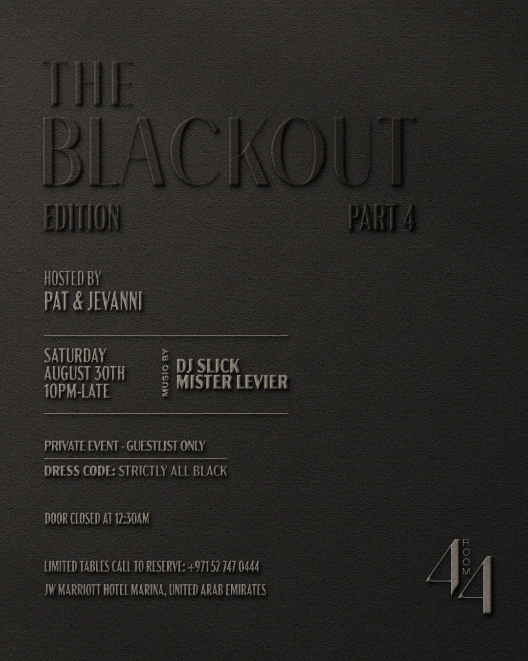 THE BLACKOUT EDITION - Part 4